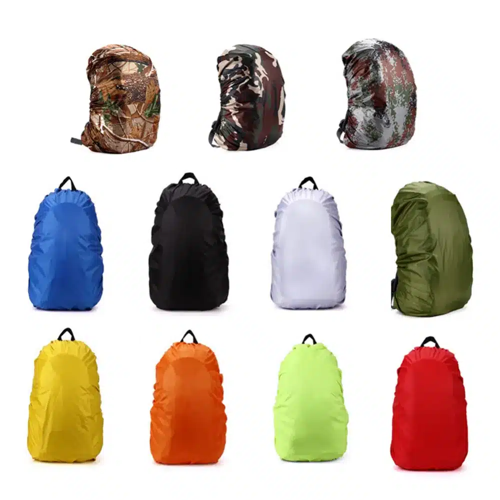 210D Rain Bag cover 80L Protable High Quality Waterproof Backpack Anti-theft Outdoor Camping Hiking Cycling Dust Rain Cover 9