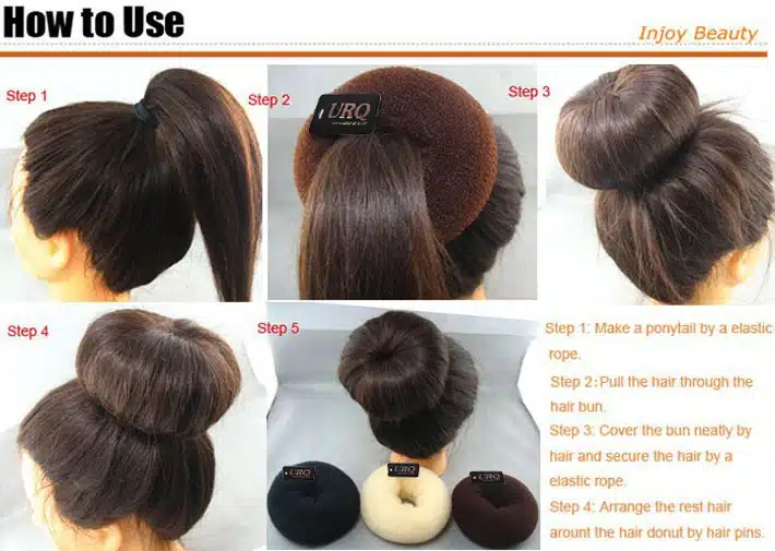 Big bun XXL Hair Bun Ring Princess Hair donuts Meatball Headwear Hair Accessory Headband Dropshipping 11