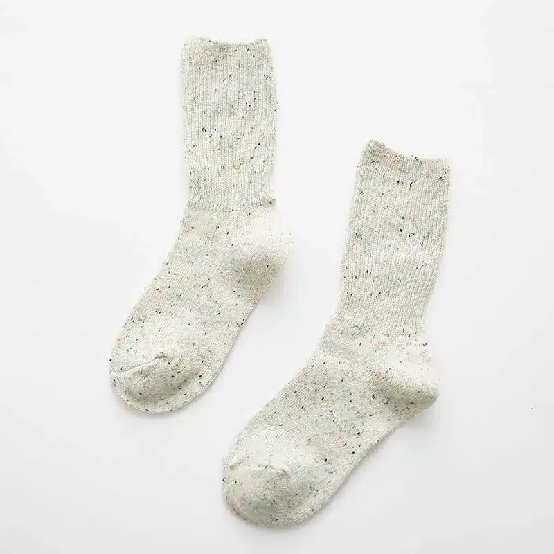[COSPLACOOL]New fall/winter warm Some yarn design creative socks women high quality Heap heap solid color socks for women Meias 12