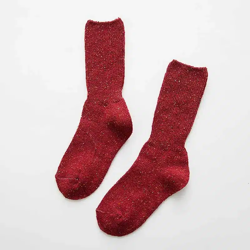 [COSPLACOOL]New fall/winter warm Some yarn design creative socks women high quality Heap heap solid color socks for women Meias 14