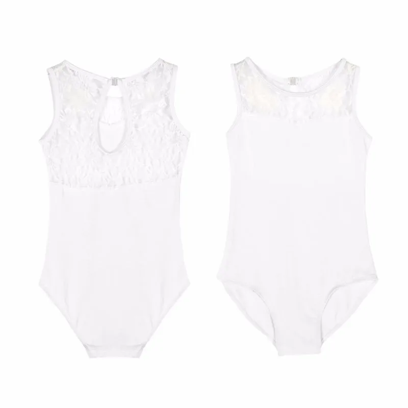 gymnastics leotard Lycra Lace Bodysuit Girls Dance Leotard Open Back Ballet Dancewear Ladies Costumes 5