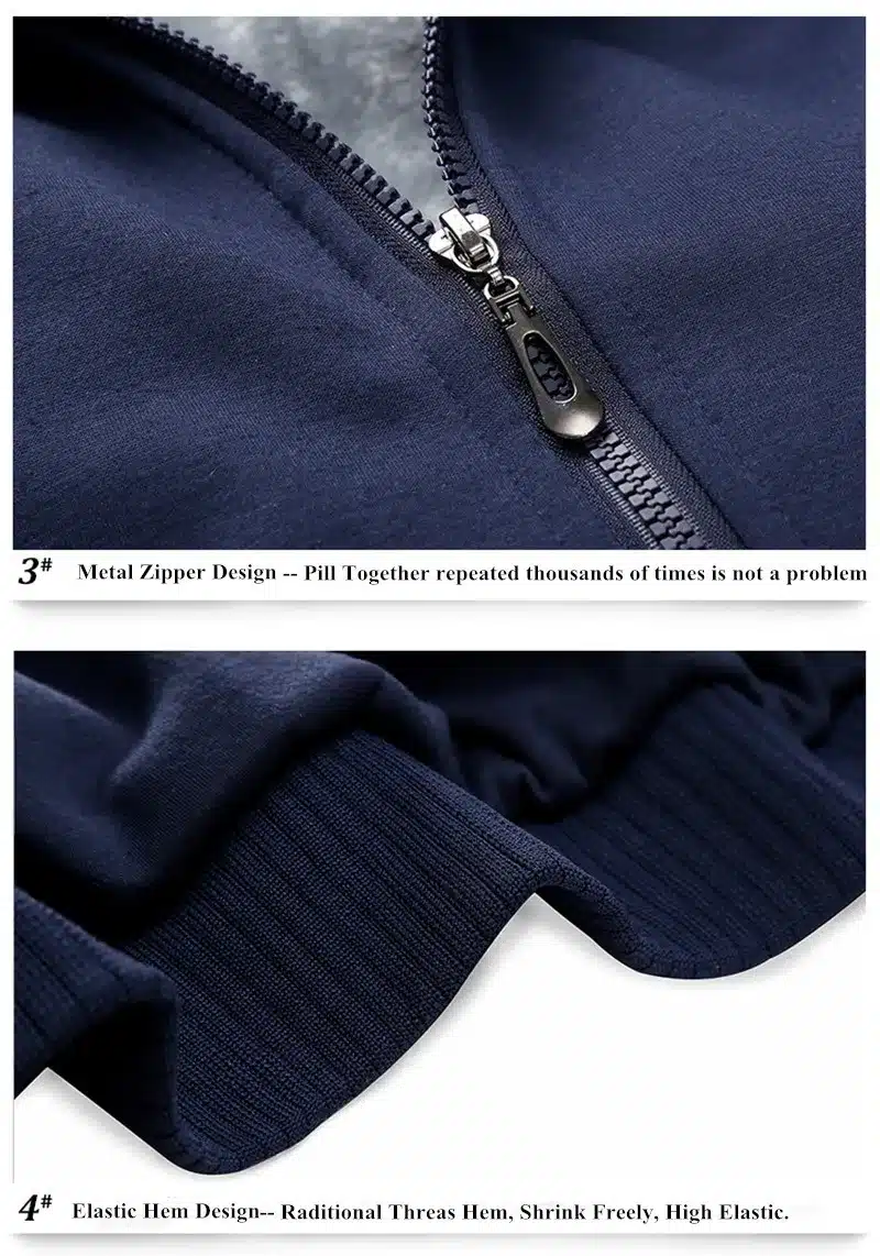 USA SZIE Punisher Skull Men's Jackets Winter Fleece Zipper Thicken Fleece Male Coat Men Hooded Hoodies Sweatshirts Outerwear 28