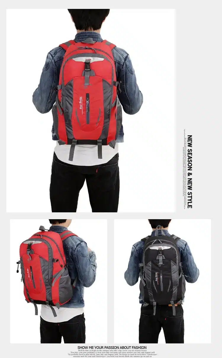 2018 Fashion school bag Waterproof Nylon men Backpack Bag women mochila Escolar Travel Bag Rucksack trekking bag Large Capacity 9