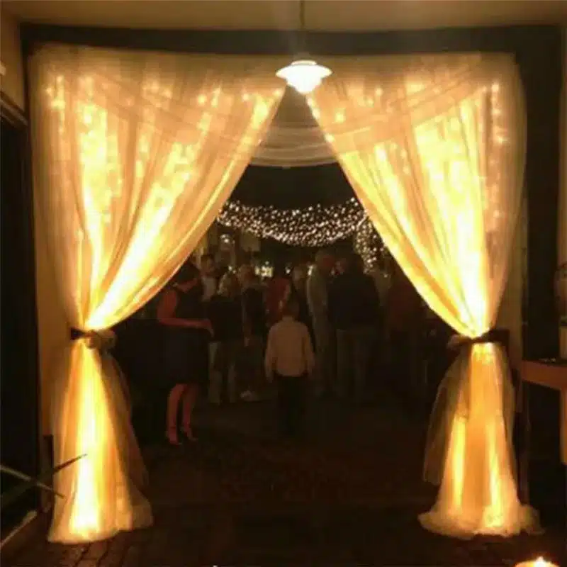3M x 3M 300LED Outdoor Home Christmas Decorative xmas String Fairy Curtain Strip Garlands Party Lights For Wedding Decorations 19