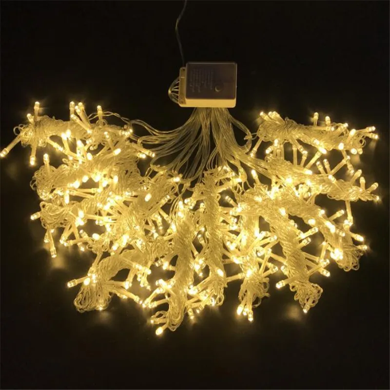 3M x 3M 300LED Outdoor Home Christmas Decorative xmas String Fairy Curtain Strip Garlands Party Lights For Wedding Decorations 20