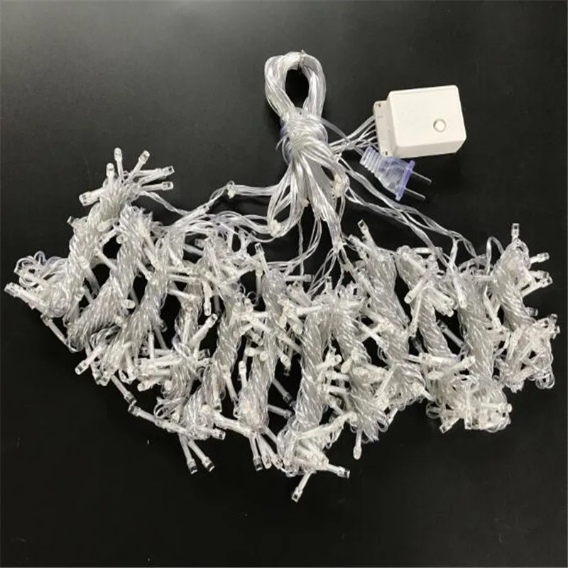 3M x 3M 300LED Outdoor Home Christmas Decorative xmas String Fairy Curtain Strip Garlands Party Lights For Wedding Decorations 21