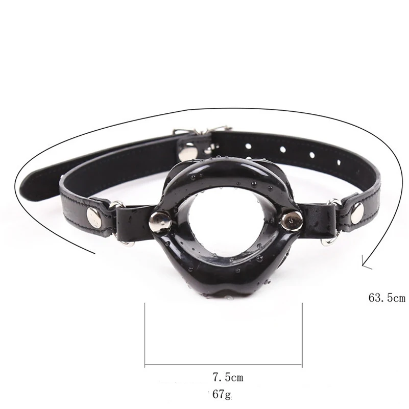Candiway Cock Sucker Mouth Gag Erotic Toys Sexy Lip Oral Sex Gag Bondage Restraints Fetish BDSM Slave Adult Sex Toy For Couples 16