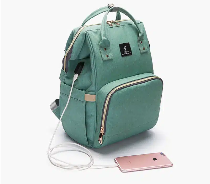 2018 Baby Diaper Bag With USB Interface Large Capacity Waterproof Nappy Bag Kits Mummy Maternity Travel Backpack Nursing Handbag 13