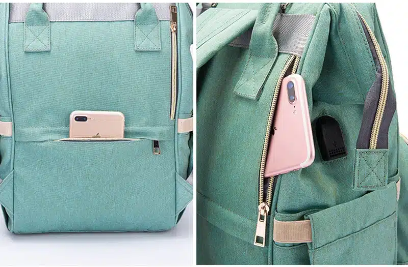 2018 Baby Diaper Bag With USB Interface Large Capacity Waterproof Nappy Bag Kits Mummy Maternity Travel Backpack Nursing Handbag 19