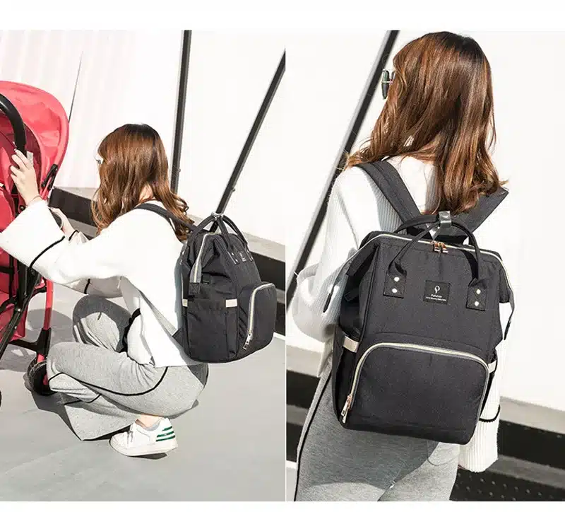 2018 Baby Diaper Bag With USB Interface Large Capacity Waterproof Nappy Bag Kits Mummy Maternity Travel Backpack Nursing Handbag 30