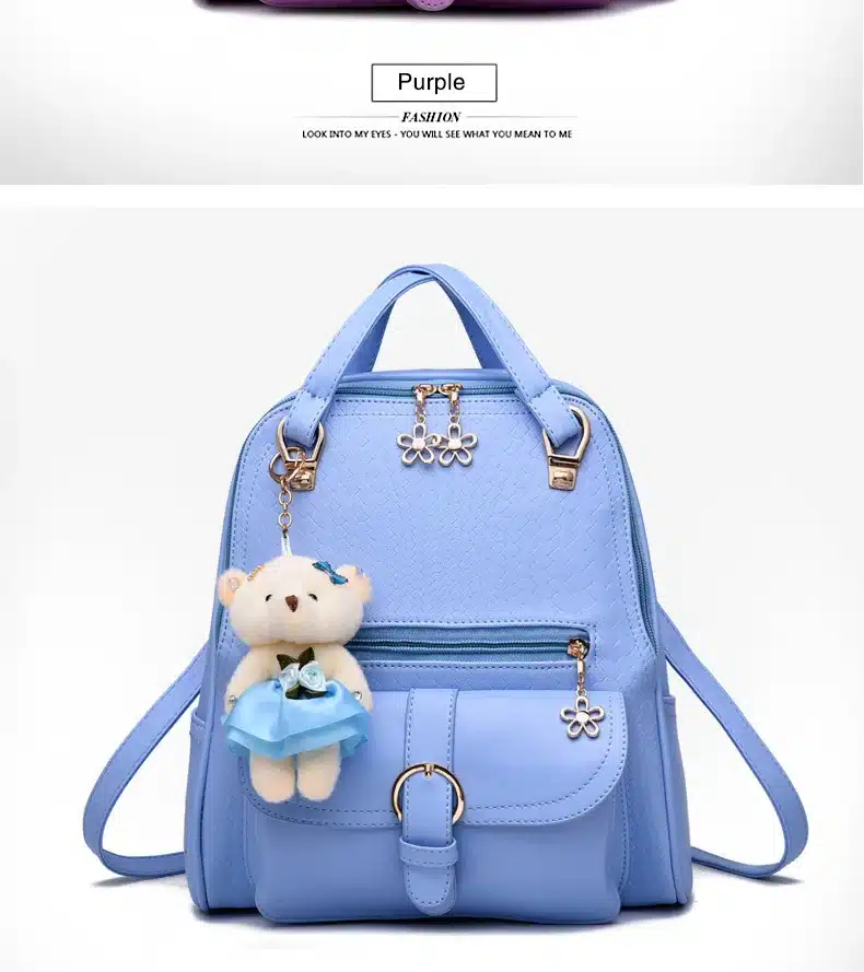 2018 Variety Women Backpack PU Leather School Bags For Teenagers Girls Leisure Backpacks Female Rucksack 19