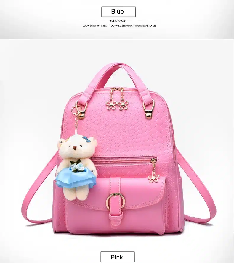 2018 Variety Women Backpack PU Leather School Bags For Teenagers Girls Leisure Backpacks Female Rucksack 20