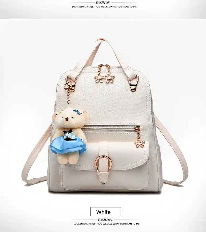 2018 Variety Women Backpack PU Leather School Bags For Teenagers Girls Leisure Backpacks Female Rucksack 21