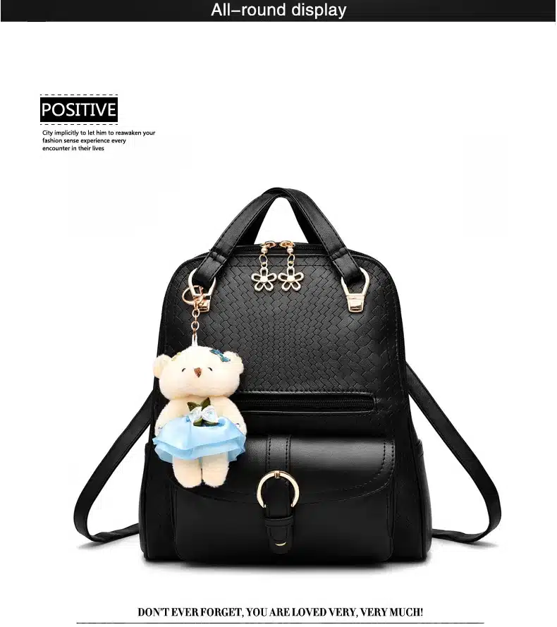 2018 Variety Women Backpack PU Leather School Bags For Teenagers Girls Leisure Backpacks Female Rucksack 23