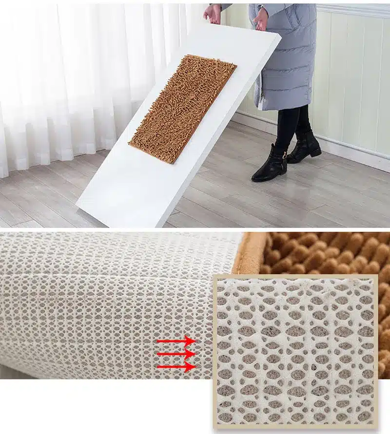80*120cm Bathroom Mats Large Soft Chenille Bedroom Carpet Doormat Non-Slip Kitchen Bath Mats Doormat Custom Home Decoration 9