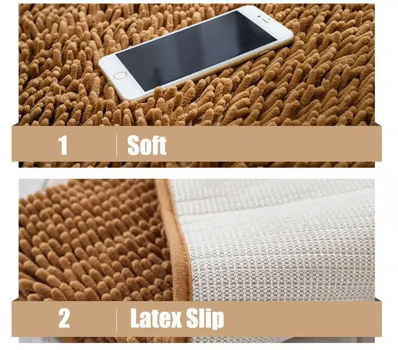 80*120cm Bathroom Mats Large Soft Chenille Bedroom Carpet Doormat Non-Slip Kitchen Bath Mats Doormat Custom Home Decoration 10