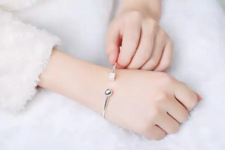 Fashion Circle Square Open Bracelet Women Street Taste Geometry Bracelets & Bangles Jewelry Bijoux Rose Gold-color 20