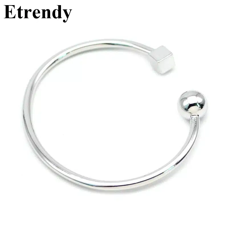 Fashion Circle Square Open Bracelet Women Street Taste Geometry Bracelets & Bangles Jewelry Bijoux Rose Gold-color 28
