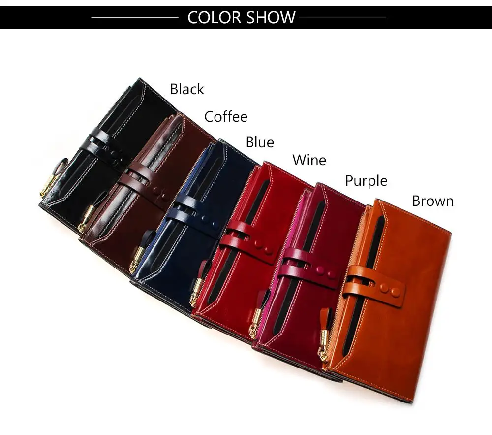 Tauren 2018 New Women Wallets Genuine Leather High Quality Long Design Clutch Cowhide Wallet High Quality Fashion Female Purse 11