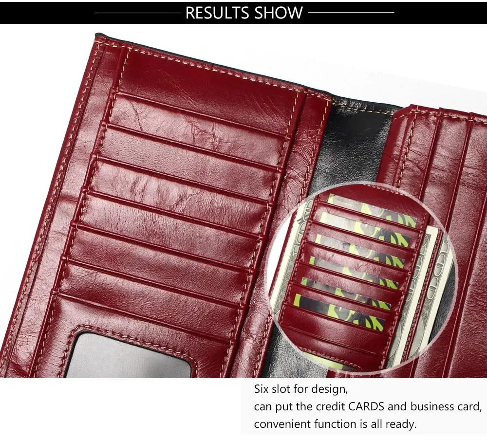 Tauren 2018 New Women Wallets Genuine Leather High Quality Long Design Clutch Cowhide Wallet High Quality Fashion Female Purse 20