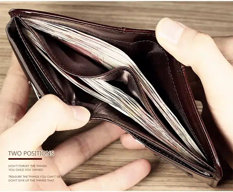 ManBang 2017 New Wallet Genuine Leather Men Wallets Short Male Purse Card Holder Wallet Men Fashion High Quality Free Shipping 7