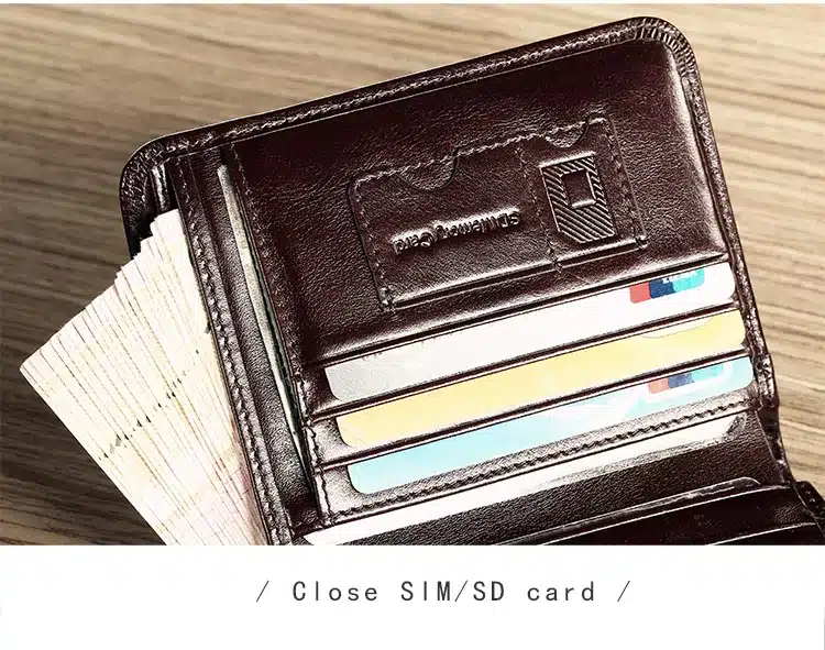 ManBang 2017 New Wallet Genuine Leather Men Wallets Short Male Purse Card Holder Wallet Men Fashion High Quality Free Shipping 16