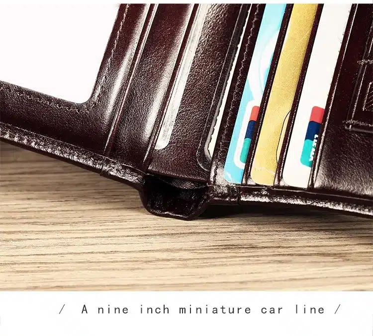 ManBang 2017 New Wallet Genuine Leather Men Wallets Short Male Purse Card Holder Wallet Men Fashion High Quality Free Shipping 17