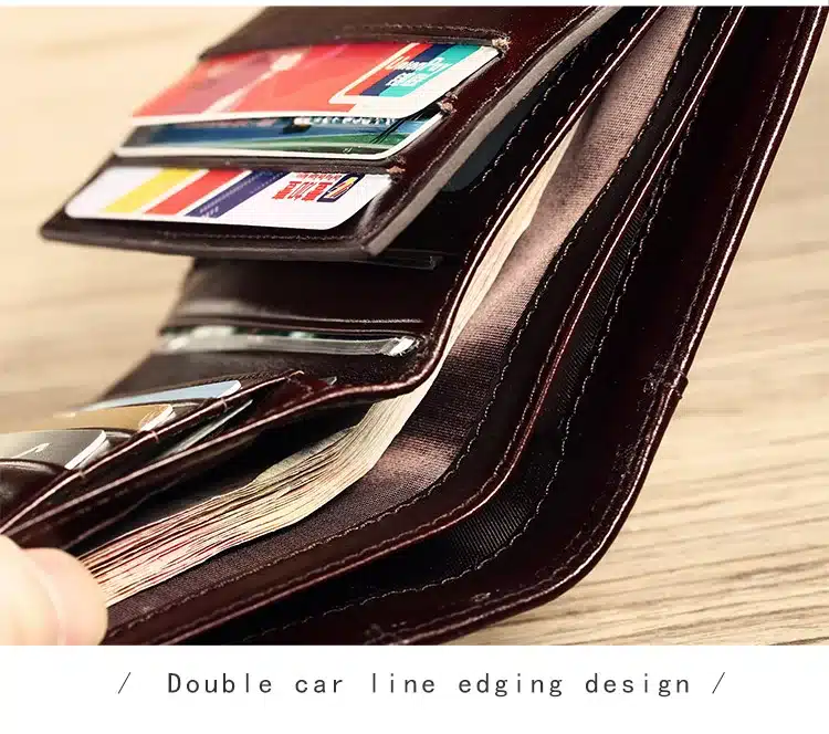 ManBang 2017 New Wallet Genuine Leather Men Wallets Short Male Purse Card Holder Wallet Men Fashion High Quality Free Shipping 18
