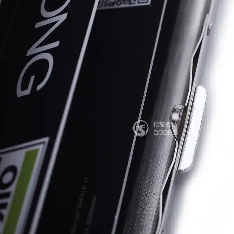 QOONG Titanium Black Waterproof Men Women Business Credit Card Holder ID Card Case Rfid Travel Metal Card Wallet Cardholder 24