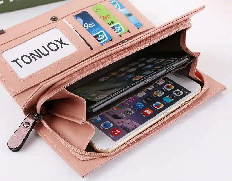 Women Wallets Fashion Lady Wristlet Handbags Long Money Bag Zipper Coin Purse Cards ID Holder Clutch Woman Wallet Burse Notecase 12