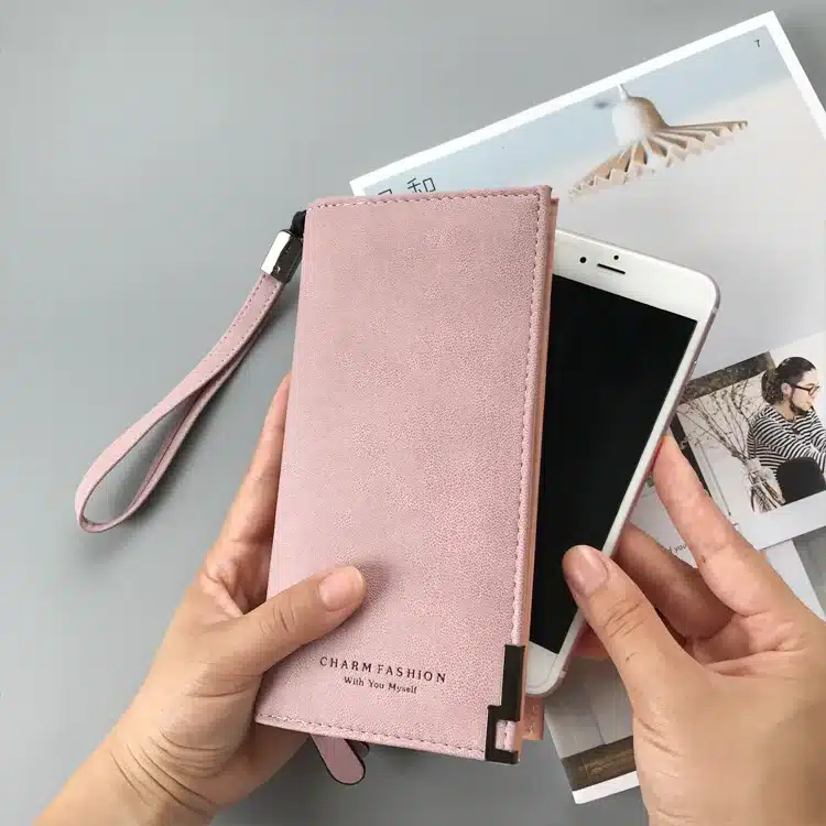 Women Wallets Fashion Lady Wristlet Handbags Long Money Bag Zipper Coin Purse Cards ID Holder Clutch Woman Wallet Burse Notecase 14