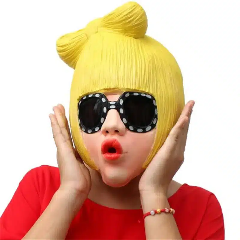 Lady Gaga mask | kujundav pilt e-kaubamaja pildikogust