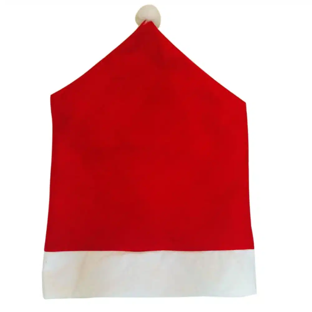 2/4/6pcs Christmas Chair Back Cover decoracion navidad Santa Clause Red Hat Christmas Decoration for Home New Year Decor 21