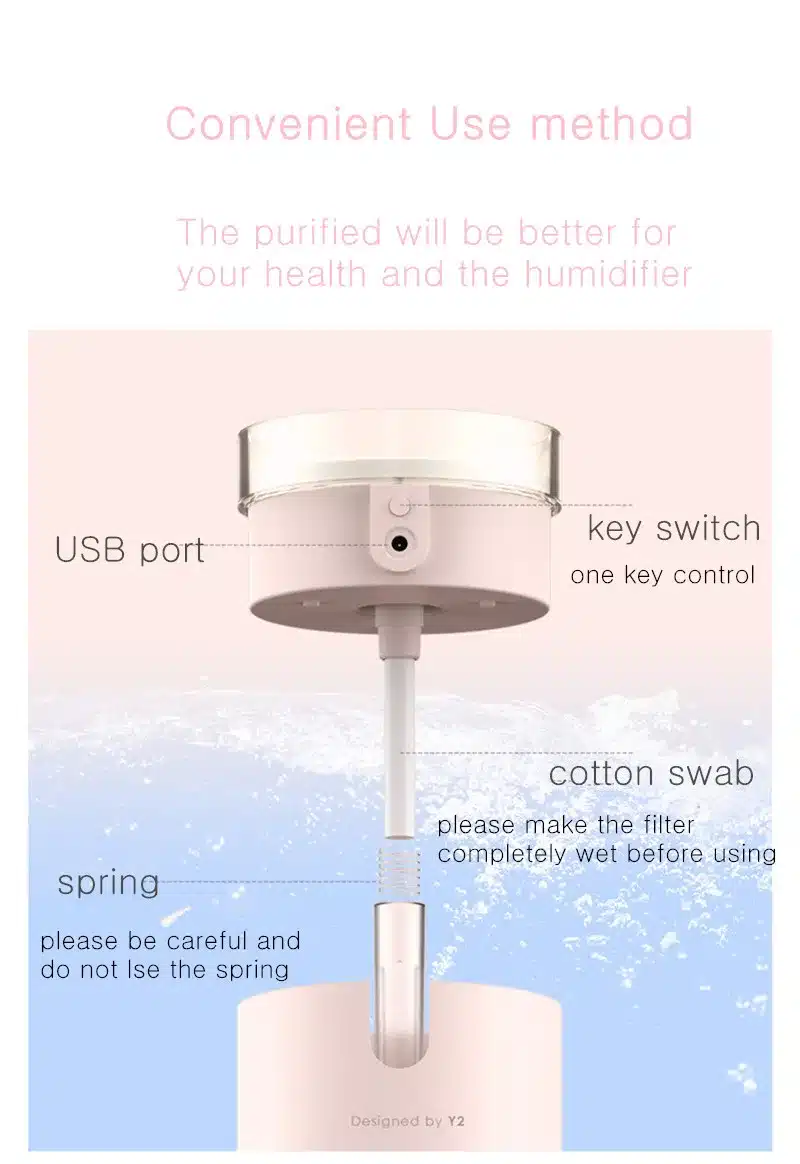 280ML Candle Air Humidifier Ultrasonic Essential Oil Diffusers Home Humidifier Aroma Oil Water Diffuser with Night Lamp Light 14