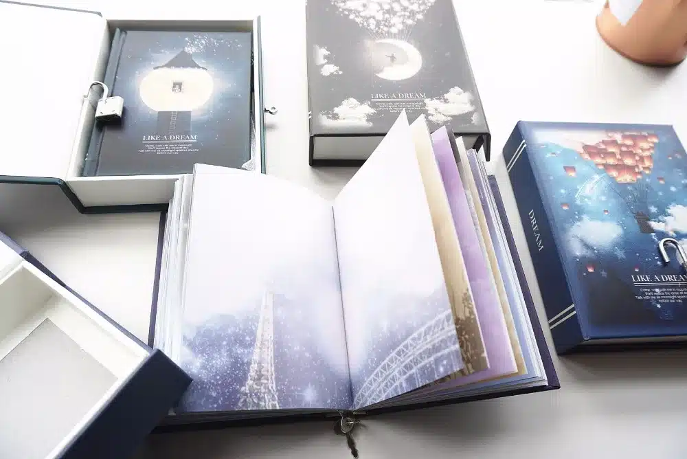 "Like a Dream" Diary with Lock Notebook Cute Functional Planner Lock Book Dairy Journal Stationery Gift Box Package 20