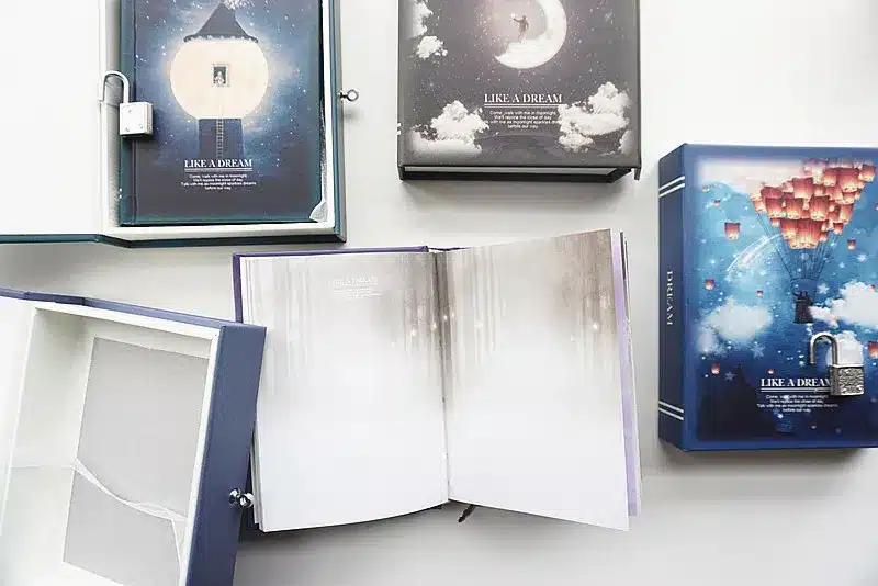 "Like a Dream" Diary with Lock Notebook Cute Functional Planner Lock Book Dairy Journal Stationery Gift Box Package 22