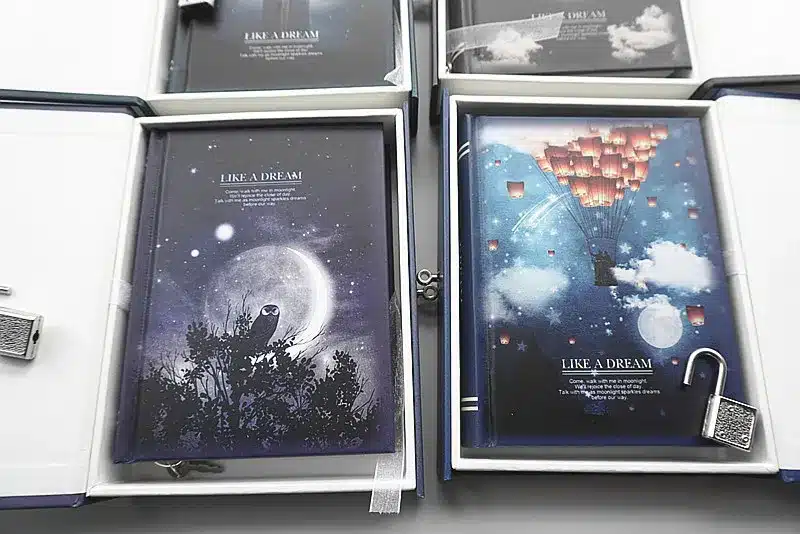 "Like a Dream" Diary with Lock Notebook Cute Functional Planner Lock Book Dairy Journal Stationery Gift Box Package 25