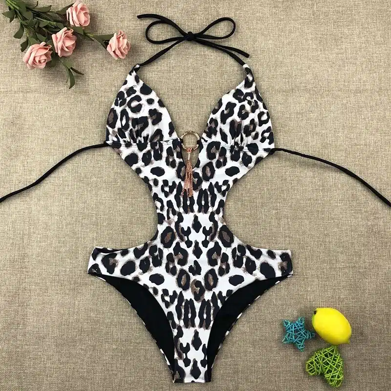 Sexy Thong Backless One Piece Swimsuit 2019 Plus Size Swimwear Women Bathing Beach wear Swimming Suit Swim Womens Swimsuit 21