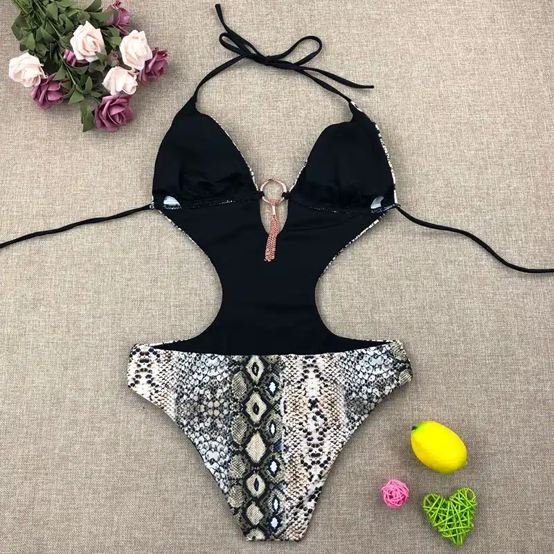 Sexy Thong Backless One Piece Swimsuit 2019 Plus Size Swimwear Women Bathing Beach wear Swimming Suit Swim Womens Swimsuit 31