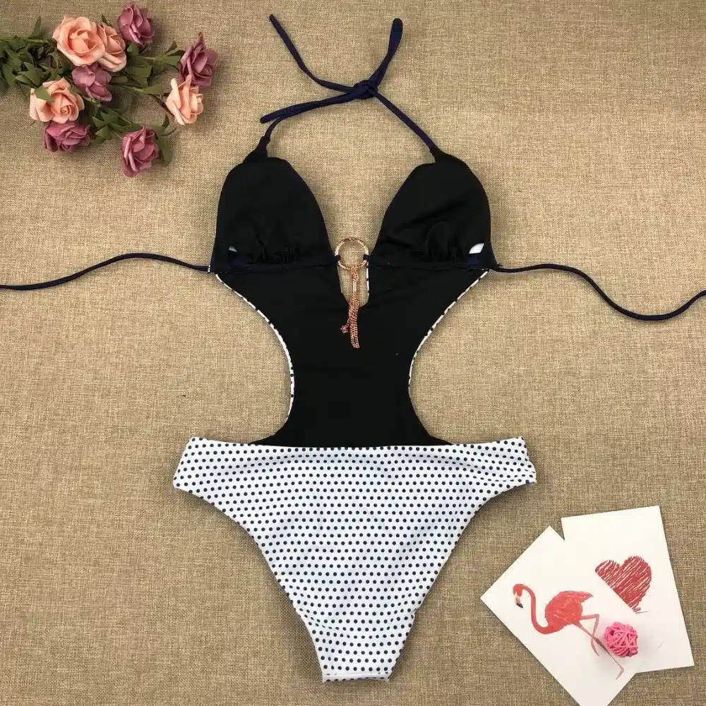 Sexy Thong Backless One Piece Swimsuit 2019 Plus Size Swimwear Women Bathing Beach wear Swimming Suit Swim Womens Swimsuit 35
