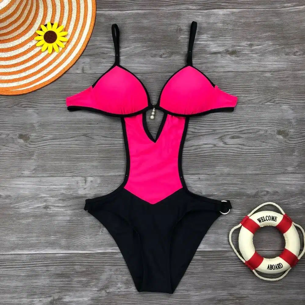 Sexy Thong Backless One Piece Swimsuit 2019 Plus Size Swimwear Women Bathing Beach wear Swimming Suit Swim Womens Swimsuit 38