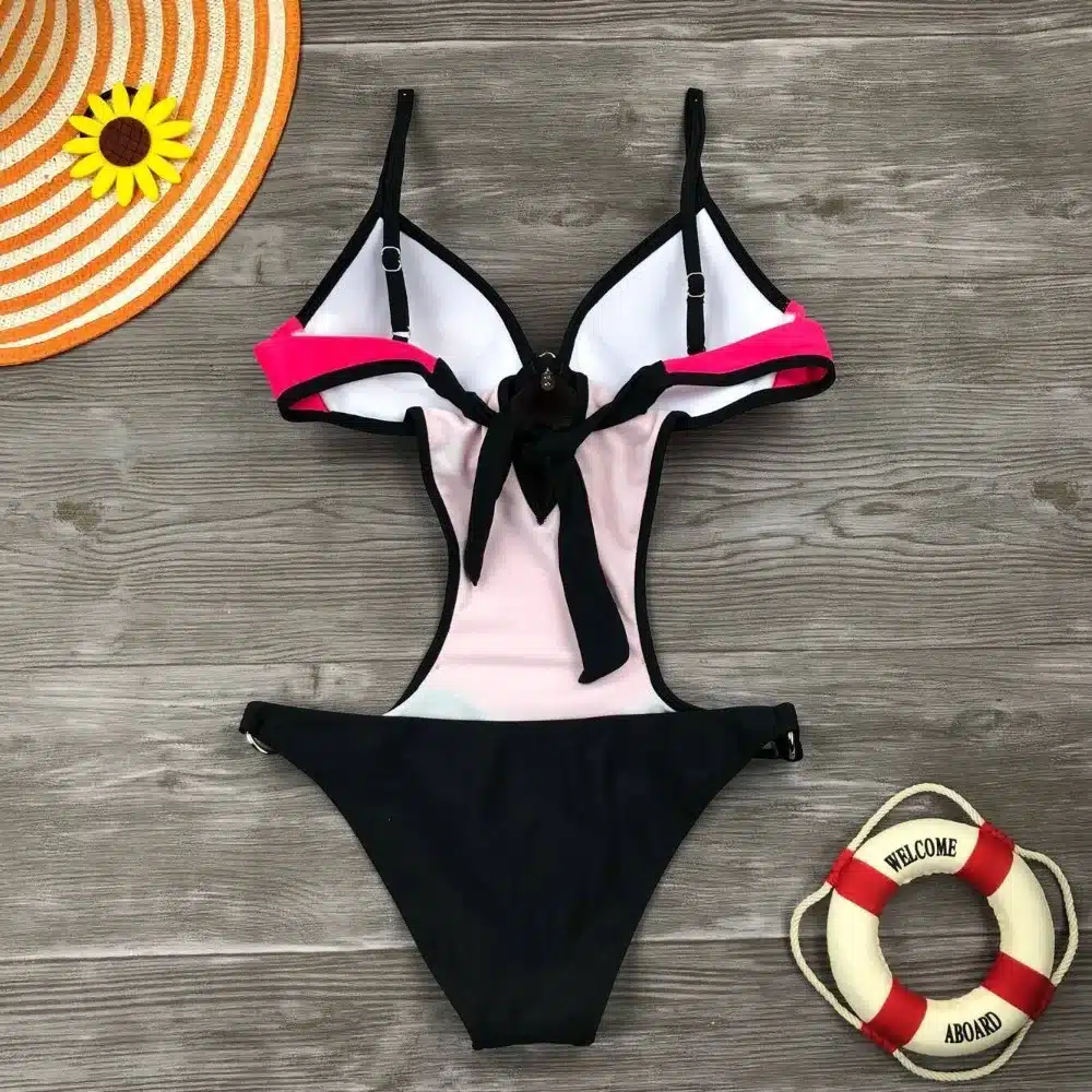 Sexy Thong Backless One Piece Swimsuit 2019 Plus Size Swimwear Women Bathing Beach wear Swimming Suit Swim Womens Swimsuit 39
