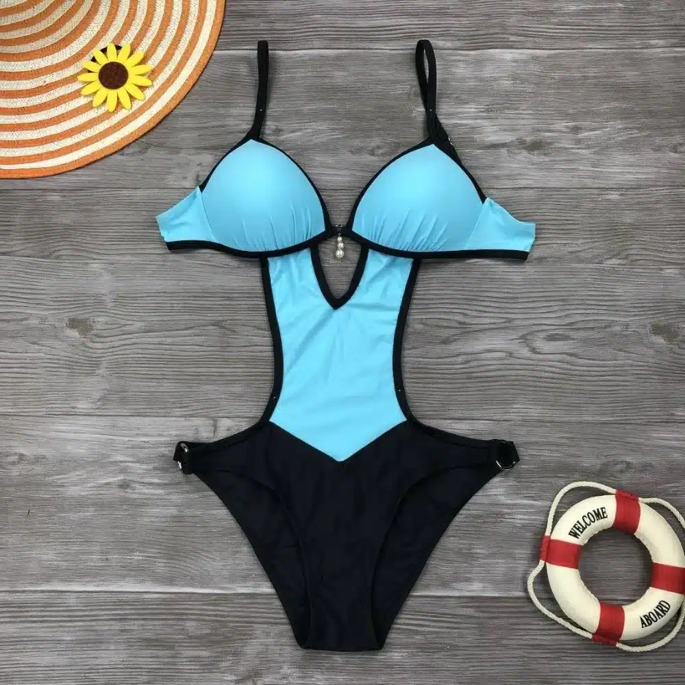 Sexy Thong Backless One Piece Swimsuit 2019 Plus Size Swimwear Women Bathing Beach wear Swimming Suit Swim Womens Swimsuit 47