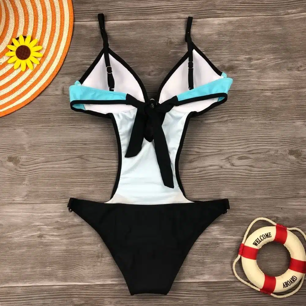 Sexy Thong Backless One Piece Swimsuit 2019 Plus Size Swimwear Women Bathing Beach wear Swimming Suit Swim Womens Swimsuit 48