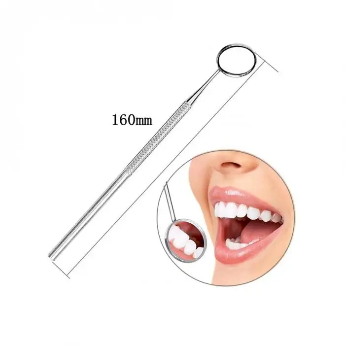 6 Pcs/Set Dental Tools Stainless Steel Hygiene Explorer Probe Hook Pick Scaler Mirror Tweezer Teeth Clean Kit With Case 10