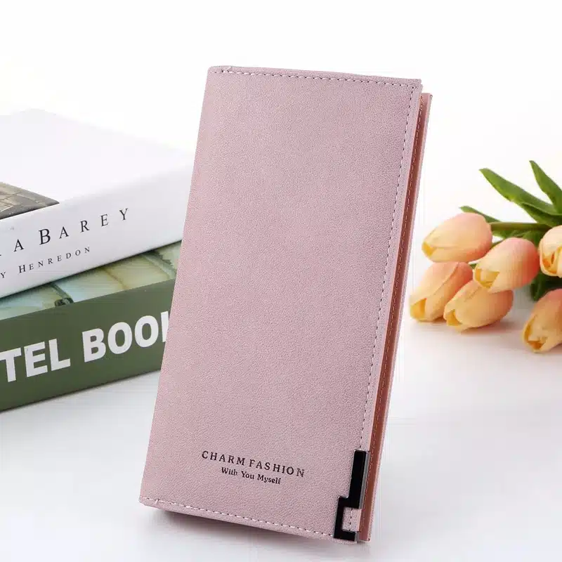 2019 New Wallet Women Leather Purse Wristlet Clutch For Phones Long Big PU Leather Wallet Zip Money Bag Women Coin Purse Card 10