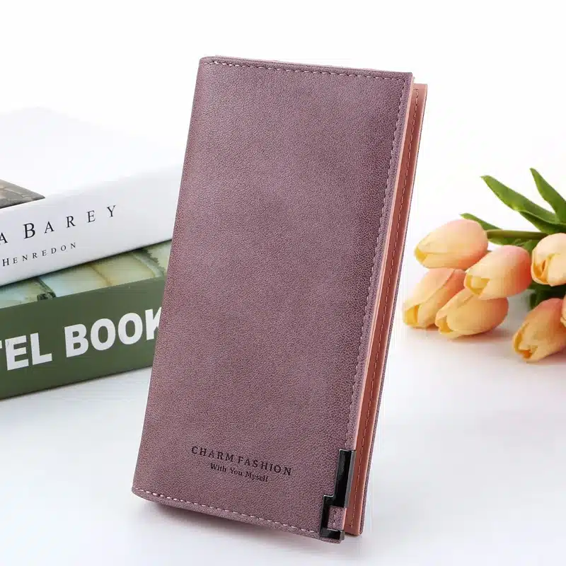 2019 New Wallet Women Leather Purse Wristlet Clutch For Phones Long Big PU Leather Wallet Zip Money Bag Women Coin Purse Card 11