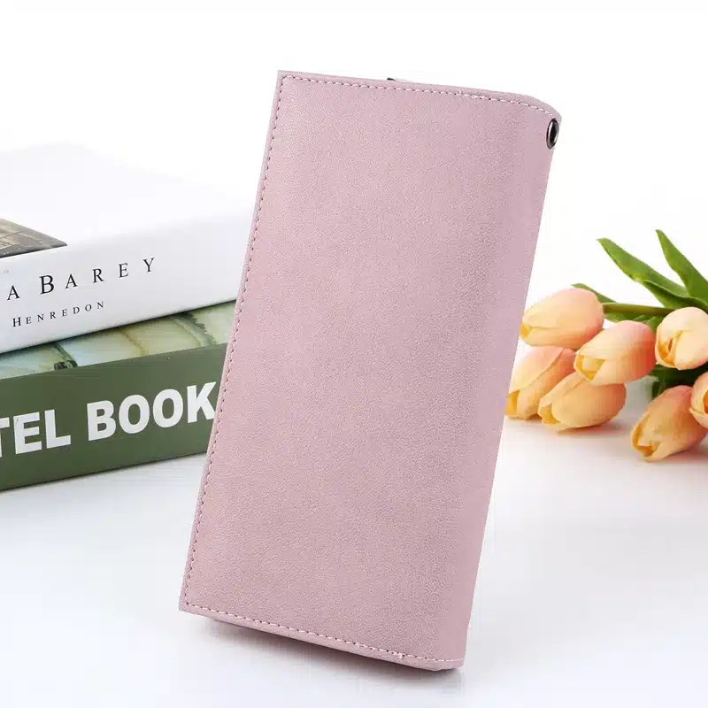2019 New Wallet Women Leather Purse Wristlet Clutch For Phones Long Big PU Leather Wallet Zip Money Bag Women Coin Purse Card 14