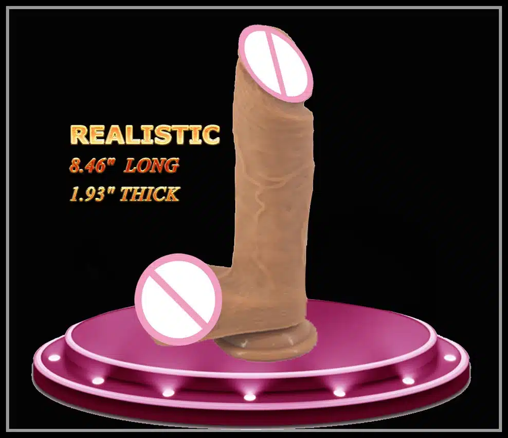 nahatooni realistlik dildo roosal alusel