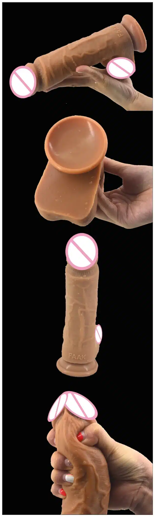 Suur nahatooni realistlik dildo | kujundav pilt e-kaubamaja pildikogust